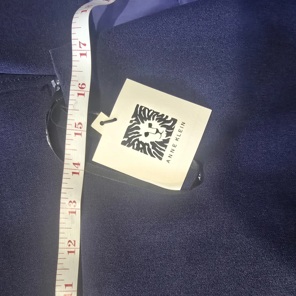 Anne Klein Women's Navy Pantsuit - Picture 6 of 11